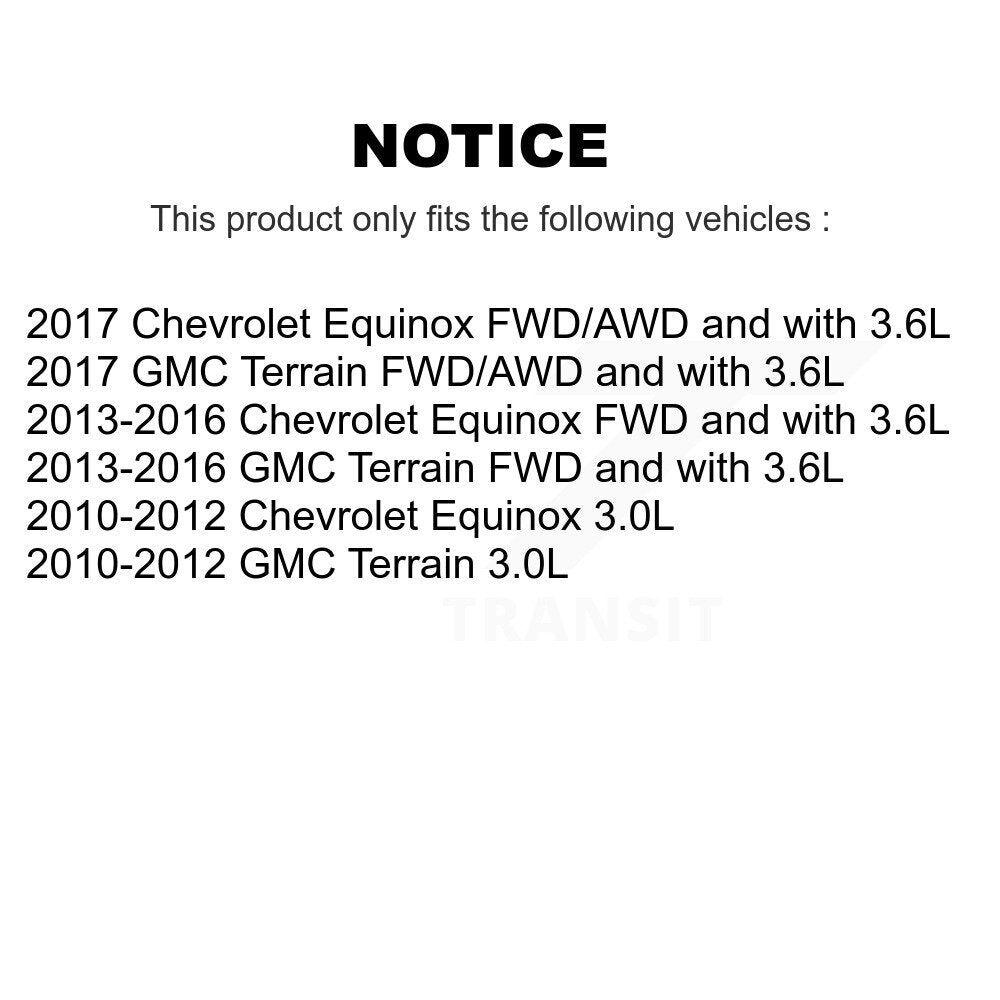 CV Axle Drive Shaft And Bearing Front Left Kit For Chevrolet Equinox GMC Terrain