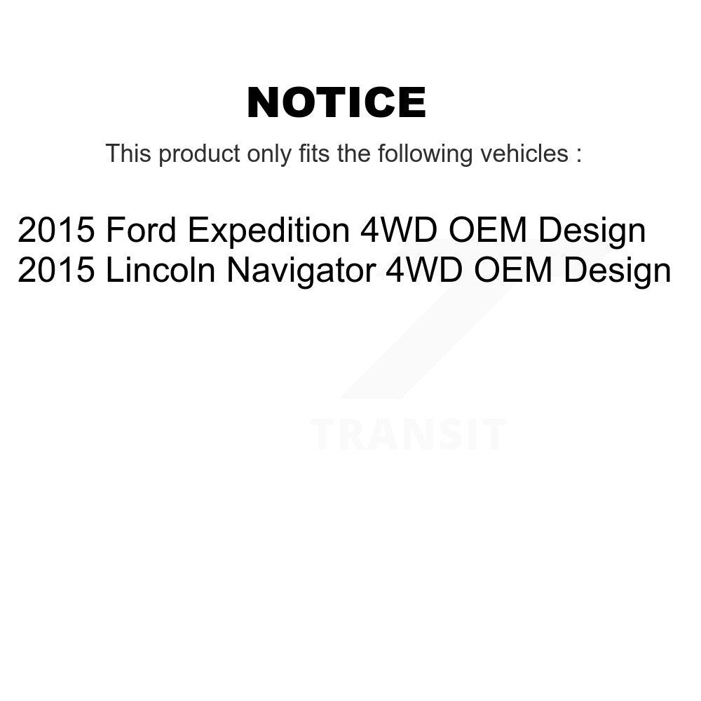 CV Axle Shaft & Bearing Front Left Kit For Ford Expedition Lincoln Navigator 4WD