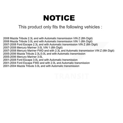 CV Axle And Bearing Front Left Kit For Ford Escape Mazda Tribute Mercury Mariner