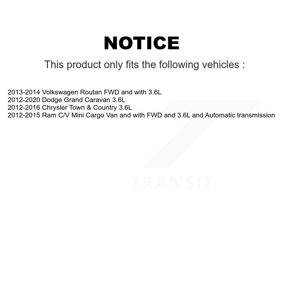CV Axle Shaft & Bearing Front Right Kit For Dodge Grand Caravan Chrysler Town