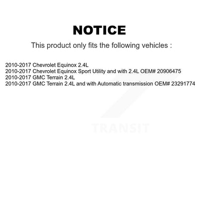 CV Axle Drive Shaft And Hub Bearing Front Kit For Chevrolet Equinox GMC Terrain