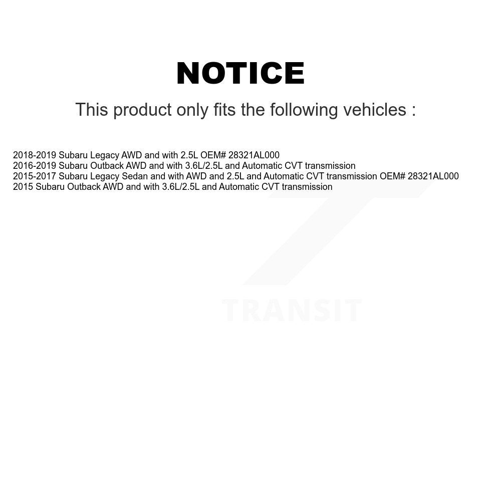 CV Axle Drive Shaft And Hub Bearing Assembly Front Kit For Subaru Outback Legacy