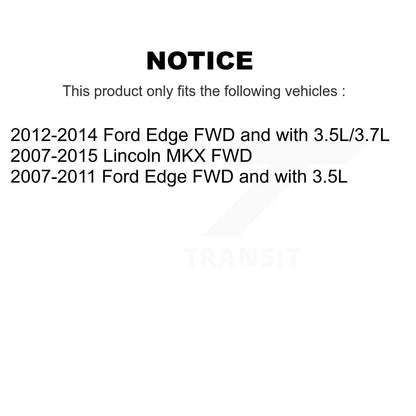 CV Axle Drive Shaft And Wheel Bearing Front Right Kit For Ford Edge Lincoln MKX