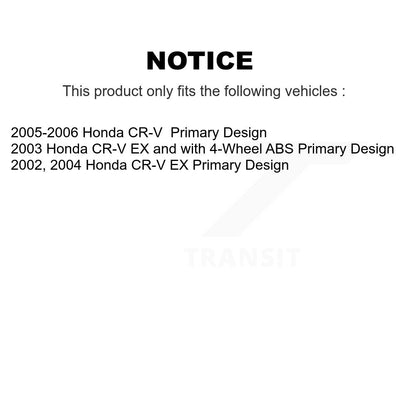 CV Axle Drive Shaft And Bearing Front Right Kit For Honda CR-V Primary Design