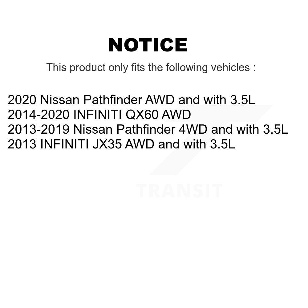 CV Axle Shaft And Bearing Rear Left Kit For Nissan Pathfinder INFINITI QX60 JX35