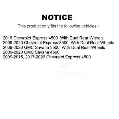 Semi-Metallic Ceramic Disc Brake Pads Front Rear Kit For GMC Savana 3500 Express