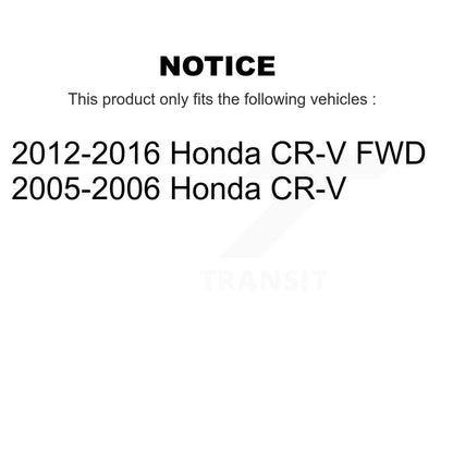 Ceramic Disc Brake Pads Front Rear Kit For Honda CR-V