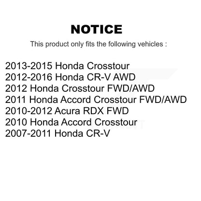 Ceramic Disc Brake Pads Front Rear Kit For Honda CR-V Acura RDX Accord Crosstour