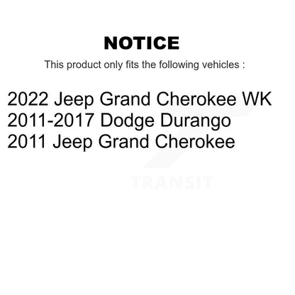 Ceramic Disc Brake Pads Front Rear Kit For Dodge Durango Jeep Grand Cherokee WK