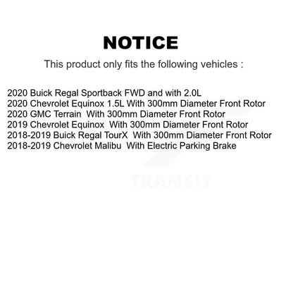 Ceramic Disc Brake Pads Front Rear Kit For Chevrolet Equinox GMC Terrain Malibu