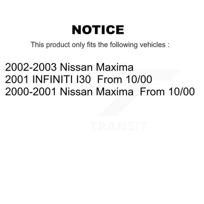Ceramic Disc Brake Pads Front Rear Kit For Nissan Maxima INFINITI I30