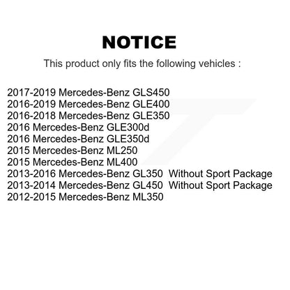 Ceramic Disc Brake Pads Front Rear Kit For Mercedes-Benz ML350 GLE400 GLE350