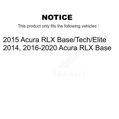 Ceramic Disc Brake Pads Front Rear Kit For Acura RLX