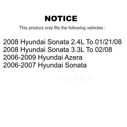 Ceramic Disc Brake Pads Front Rear Kit For Hyundai Sonata Azera