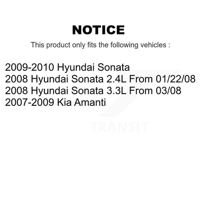 Ceramic Disc Brake Pads Front Rear Kit For Hyundai Sonata Kia Amanti