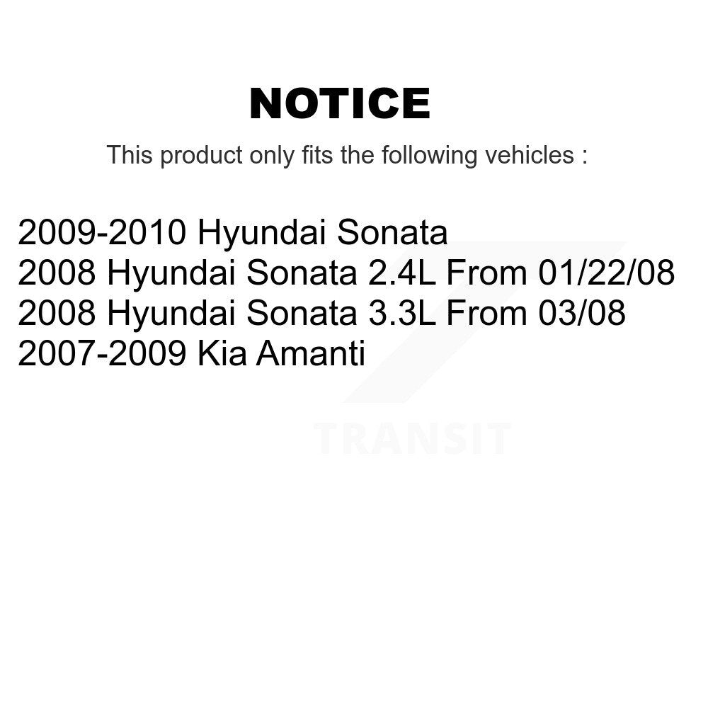 Ceramic Disc Brake Pads Front Rear Kit For Hyundai Sonata Kia Amanti