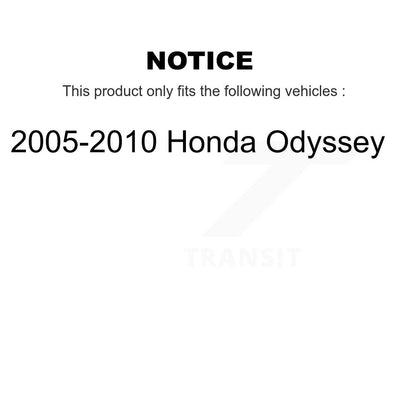 Ceramic Disc Brake Pads Front Rear Kit For 2005-2010 Honda Odyssey