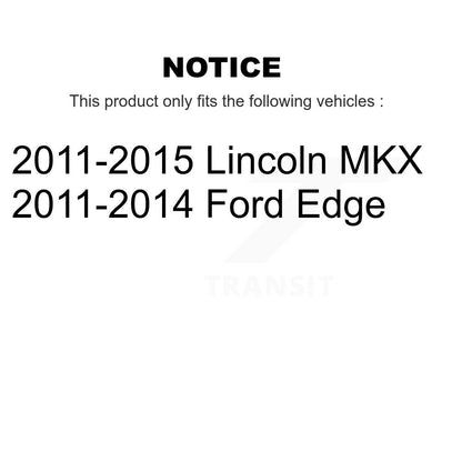 Ceramic Disc Brake Pads Front Rear Kit For Ford Edge Lincoln MKX