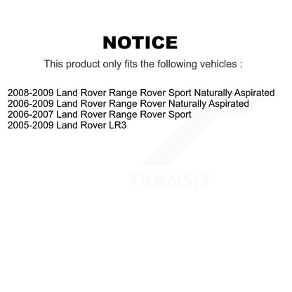 Semi-Metallic Disc Brake Pads Front Rear Kit For Land Rover LR3 Range Sport