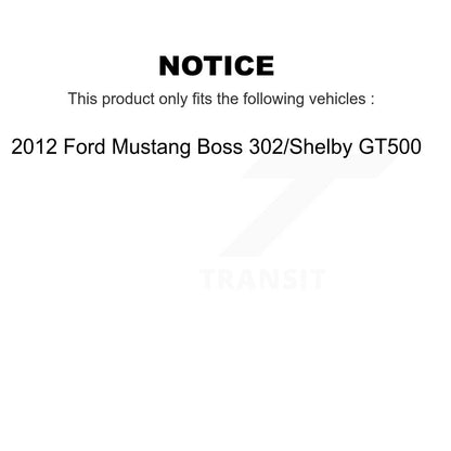 Semi-Metallic Ceramic Disc Brake Pads Front Rear Kit For Ford Mustang
