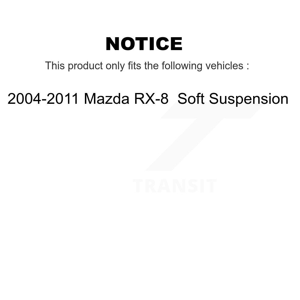Semi-Metallic Ceramic Disc Brake Pads Front Rear Kit For Mazda RX-8
