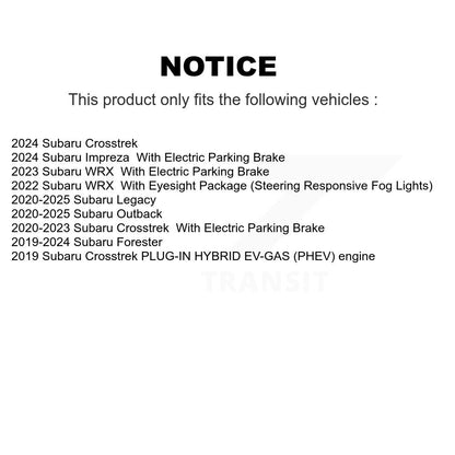 Ceramic Disc Brake Pads Front Rear Kit For Subaru Crosstrek Forester Outback WRX