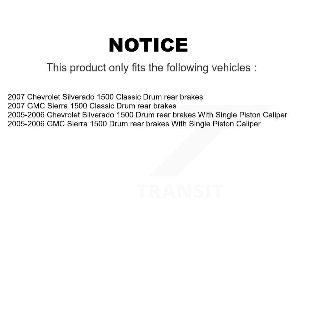 Ceramic Disc Brake Pads Front Rear Kit For Chevrolet GMC Silverado 1500 Sierra