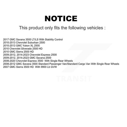Parking Brake Shoes Hardware Rear Kit For GMC Chevrolet Savana 2500 Express 3500