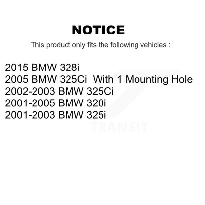 Parking Brake Shoes With Hardware Rear Kit For BMW 325i 320i 325Ci 328i