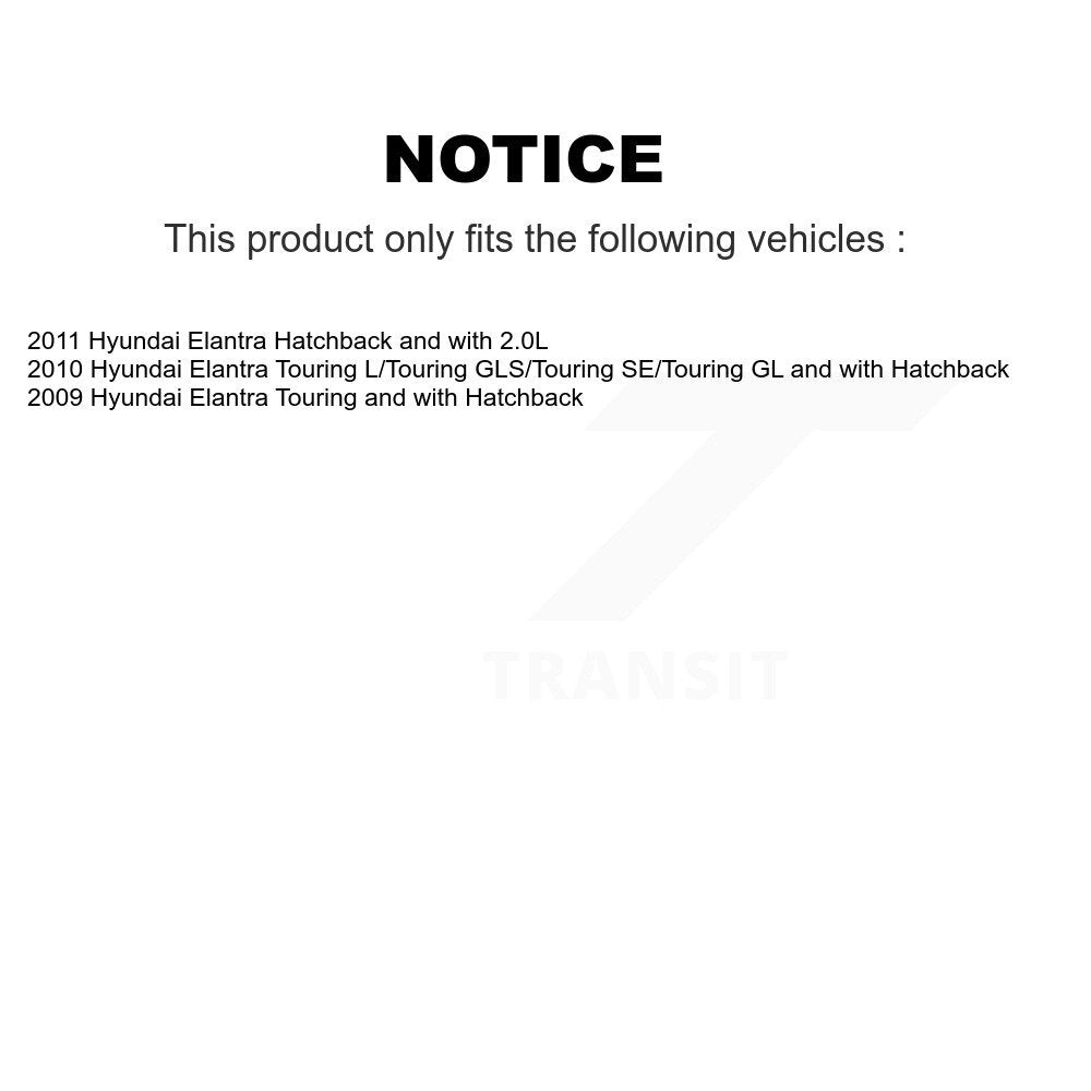 Parking Brake Shoes With Hardware Rear Kit For Hyundai Elantra