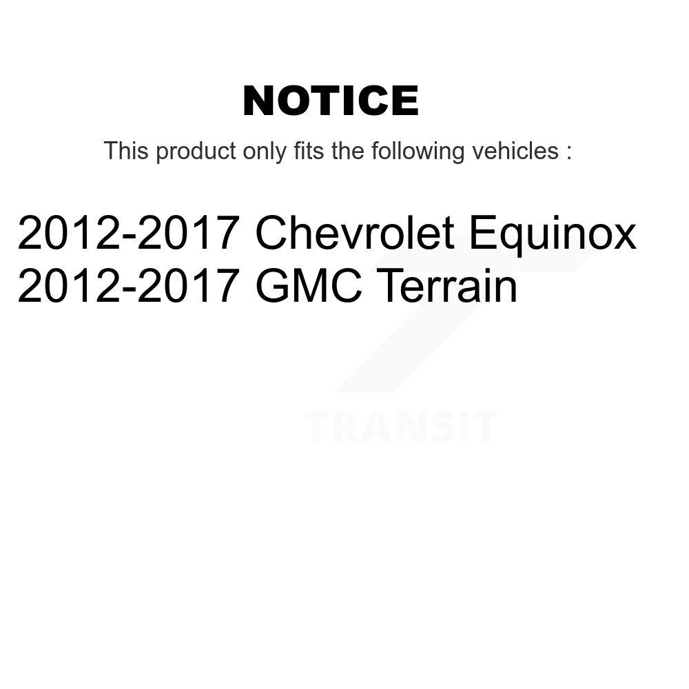 Parking Brake Shoe Hardware Rear Kit For 2012-2017 Chevrolet Equinox GMC Terrain