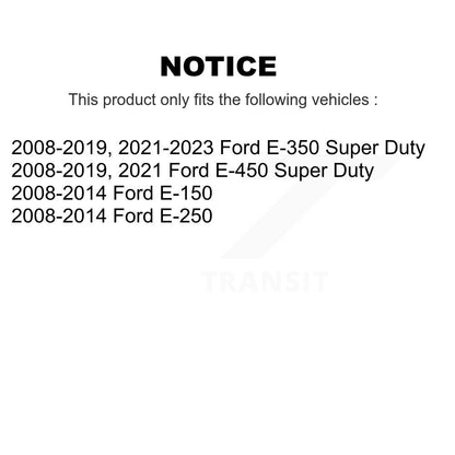 Parking Brake Shoe Hardware Rear Kit For Ford E-350 Super Duty E-250 E-150 E-450
