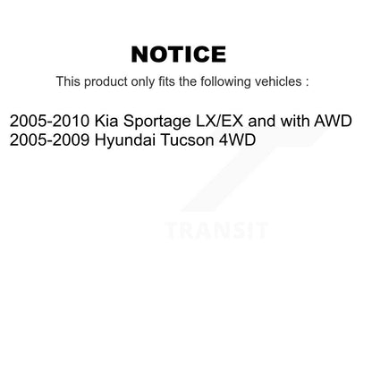 Parking Brake Shoes With Hardware Rear Kit For Hyundai Tucson Kia Sportage