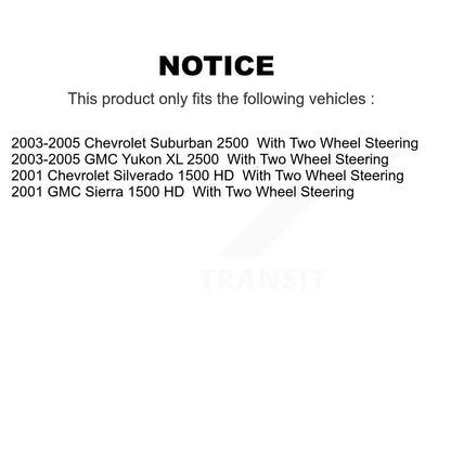 Parking Brake Shoe Hardware Rear Kit For Chevrolet GMC Silverado 1500 HD 2500 XL