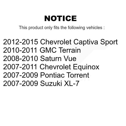 Parking Brake Shoe & Hardware Rear Kit For Chevrolet Equinox Pontiac Torrent GMC