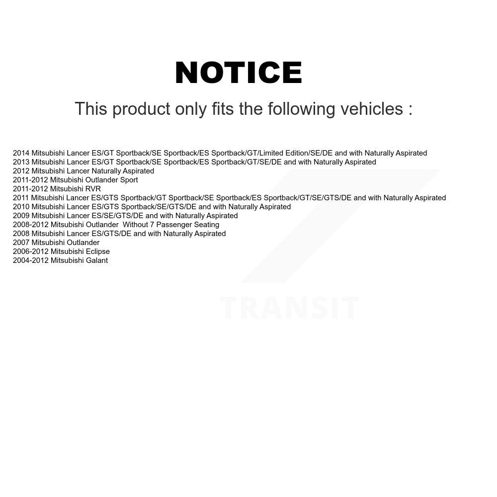 Parking Brake Shoe Hardware Rear Kit For Mitsubishi Lancer Outlander Eclipse RVR