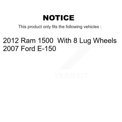 Parking Brake Shoes With Hardware Rear Kit For Ram 1500 Ford E-150
