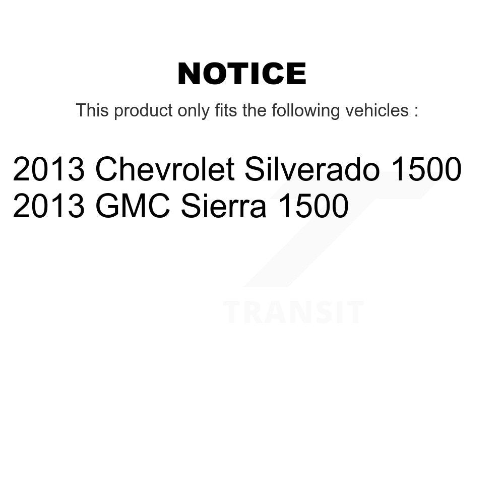 Parking Brake Shoe And Hardware Rear Kit For GMC Sierra 1500 Chevrolet Silverado