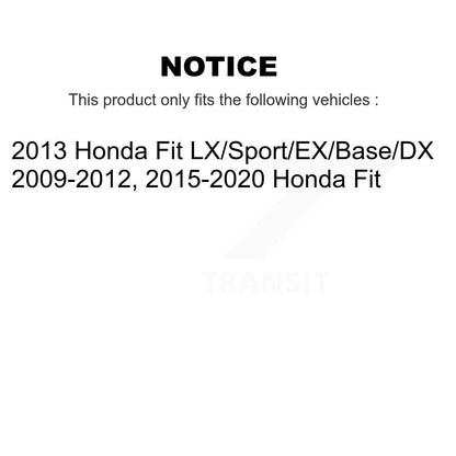 Ceramic Disc Brake Pads Front Rear Kit For Honda Fit