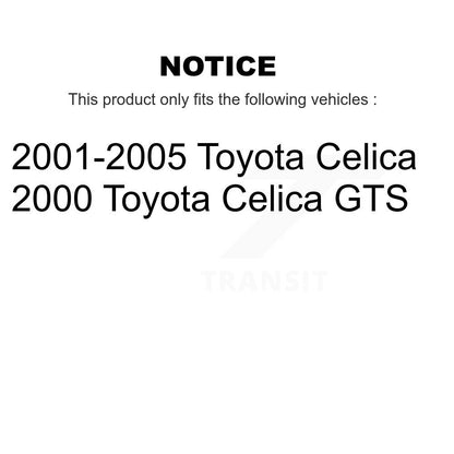 Ceramic Disc Brake Pads Front Rear Kit For Toyota Celica