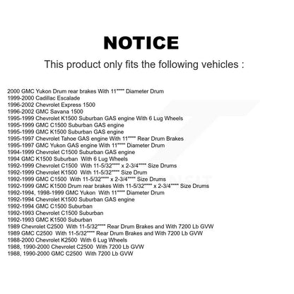 Semi-Metallic Disc Brake Pads Front Rear Kit For Chevrolet GMC K1500 C1500 K2500