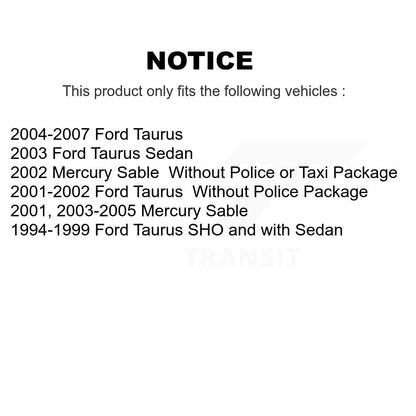 Ceramic Disc Brake Pads Front Rear Kit For Ford Taurus Mercury Sable