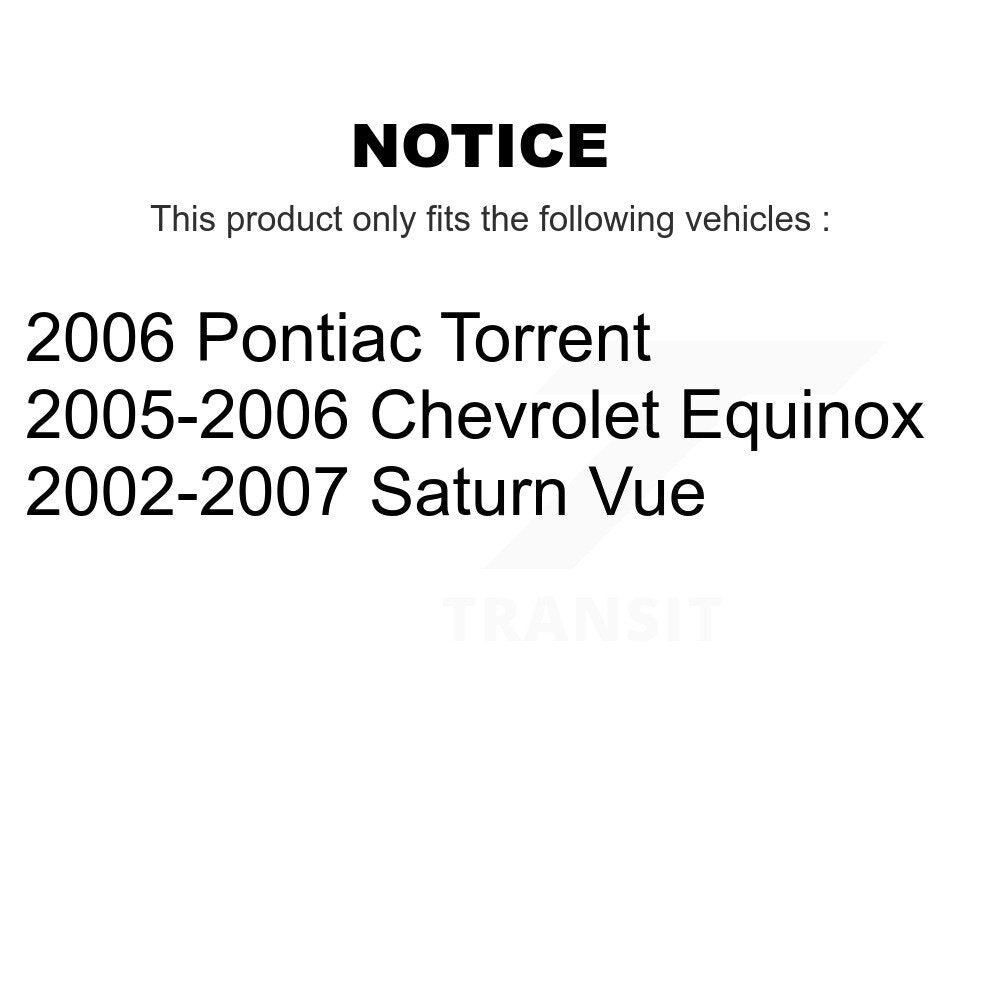 Ceramic Disc Brake Pads Front Rear Kit For Saturn Vue Chevrolet Equinox Pontiac