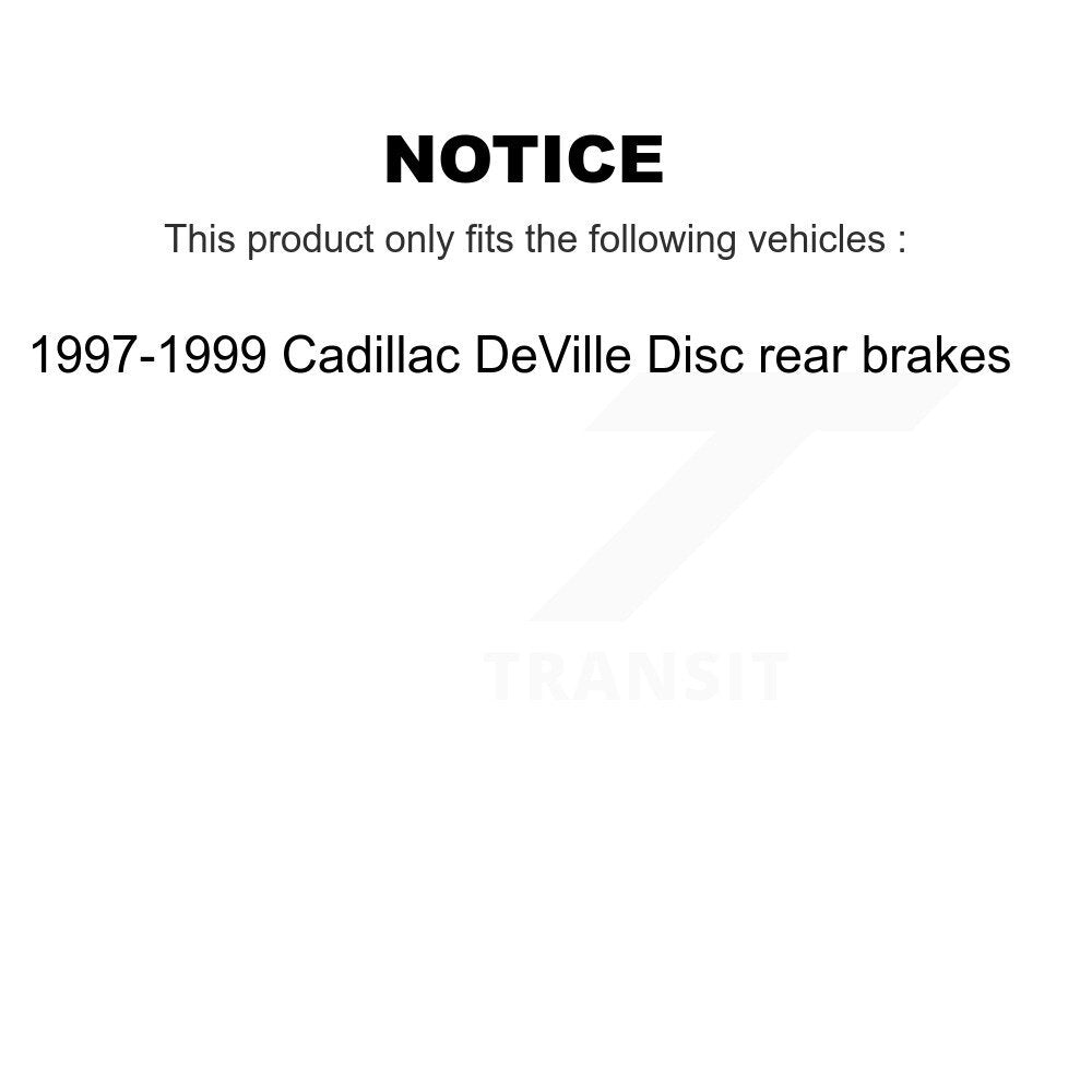 Ceramic Disc Brake Pads Front Rear Kit For Cadillac DeVille rear brakes
