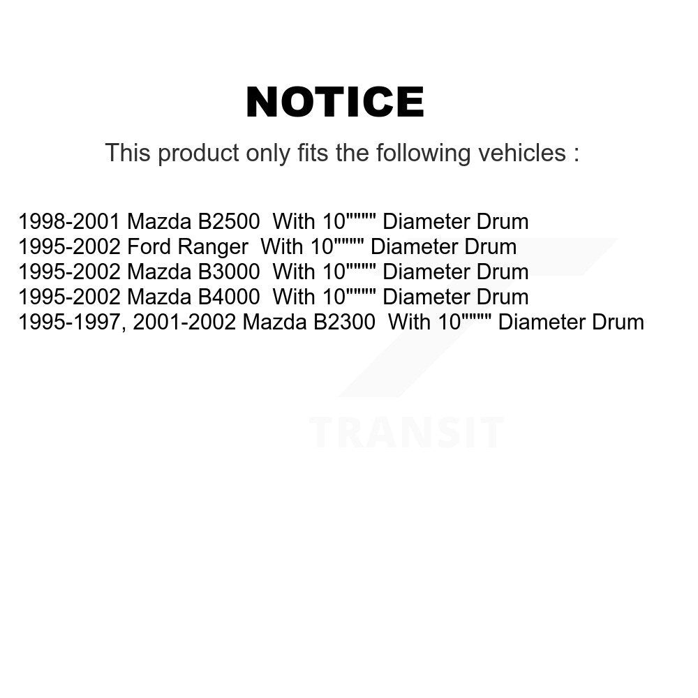Semi-Metallic Disc Brake Pads Front Rear Kit For Ford Ranger Mazda B4000 B3000