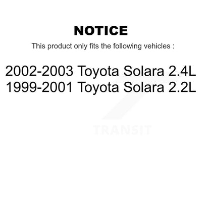 Ceramic Disc Brake Pads Front Rear Kit For Toyota Solara