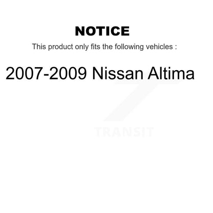 Ceramic Disc Brake Pads Front Rear Kit For 2007-2009 Nissan Altima