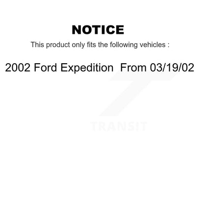 Semi-Metallic Disc Brake Pads Front Rear Kit For Ford Expedition From 03 19 02
