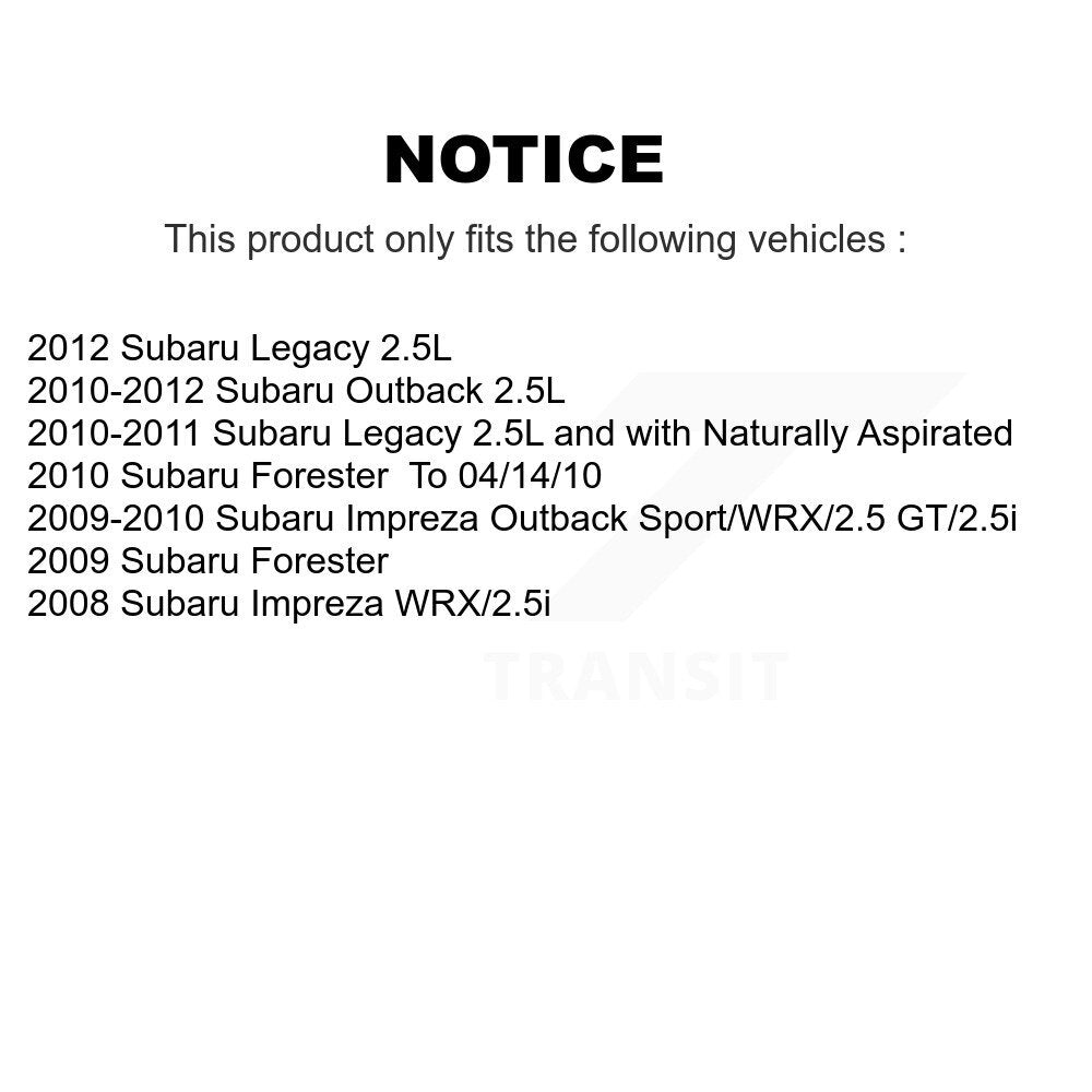 Ceramic Disc Brake Pads Front Rear Kit For Subaru Outback Forester Impreza
