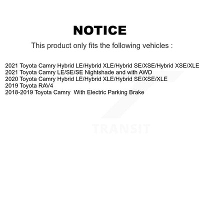 Ceramic Disc Brake Pads Front Rear Kit For Toyota RAV4 Camry